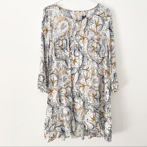 NWT Hinge Bell Sleeve Babydoll Dress